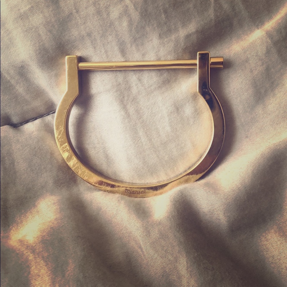 Miansai Screw Cuff bracelet - gold